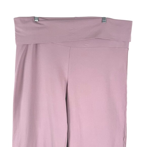 Skims Cotton Blend Jersey Foldover Pants‎ 3X Dusk Stretch Casual NWT PT-2544 - Picture 6 of 11